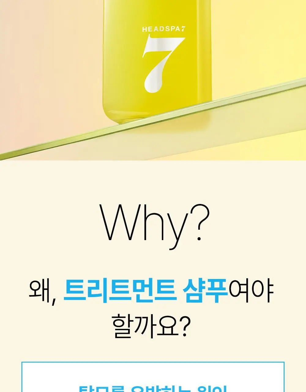 [두피강화] 헤드스파7 비오틴 어드밴스드 트리트먼트 샴푸 740g (탈모증상완화) 상세페이지 4